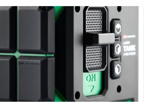 Lazerinis nivelyras ADA Instruments LaserTANK 4-360 GREEN Ultimate Edition, žalios spalvos spindulys, 4 linijos 360° 8