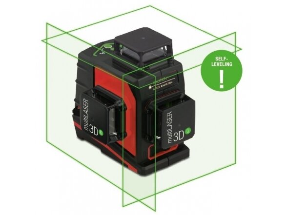 Lazerinis nivelyras BMI multiLASER 3D G Lazerinis nivelyras BMI multiLASER 3D G