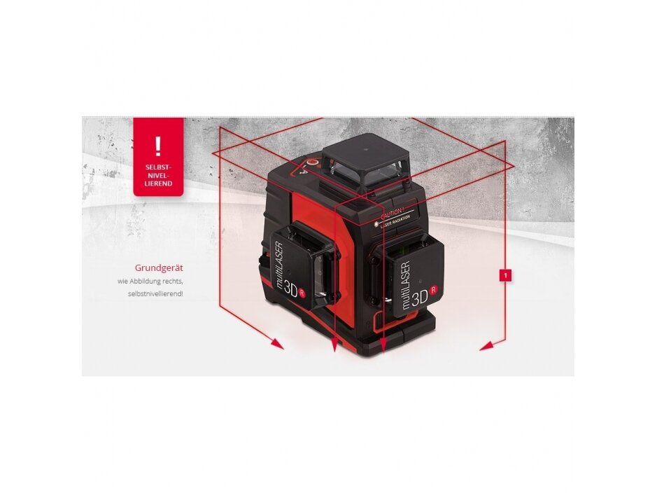 Laser Level BMI multiLASER 3D R (set with receiver) 1
