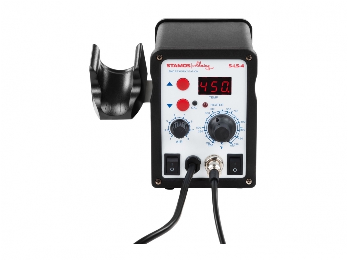 Litavimo stotelė su karšto oro fenu S-LS-4 (450°C, 650W) ir lituokliu (480°C, 60W) 1