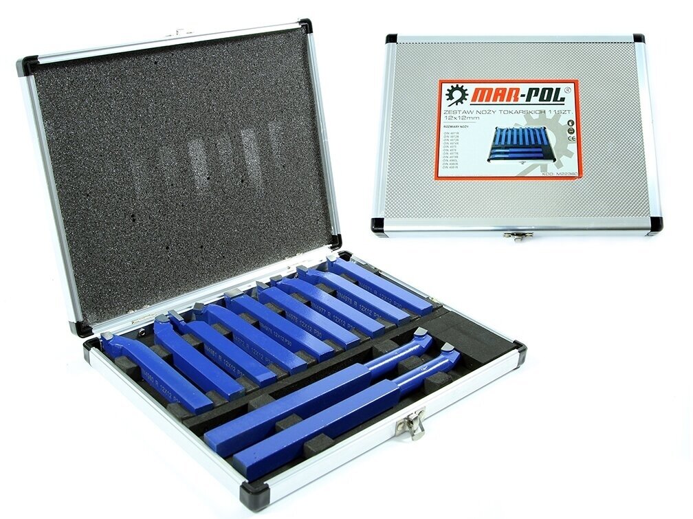 Marpol Lathe Tool Set 12x12, 11pcs.