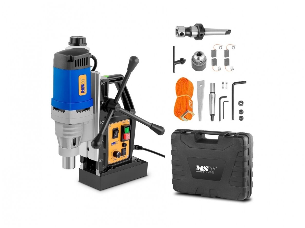 MSW-MD60-PRO Magnetinis gręžtuvas, 1680W, su lagaminu MSW-MD60-PRO Magnetinis gręžtuvas, 1680W, su lagaminu