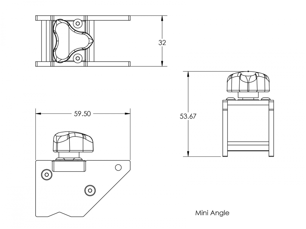 Магнитный угол Mini Angle 3 Магнитный угол Mini Angle 3