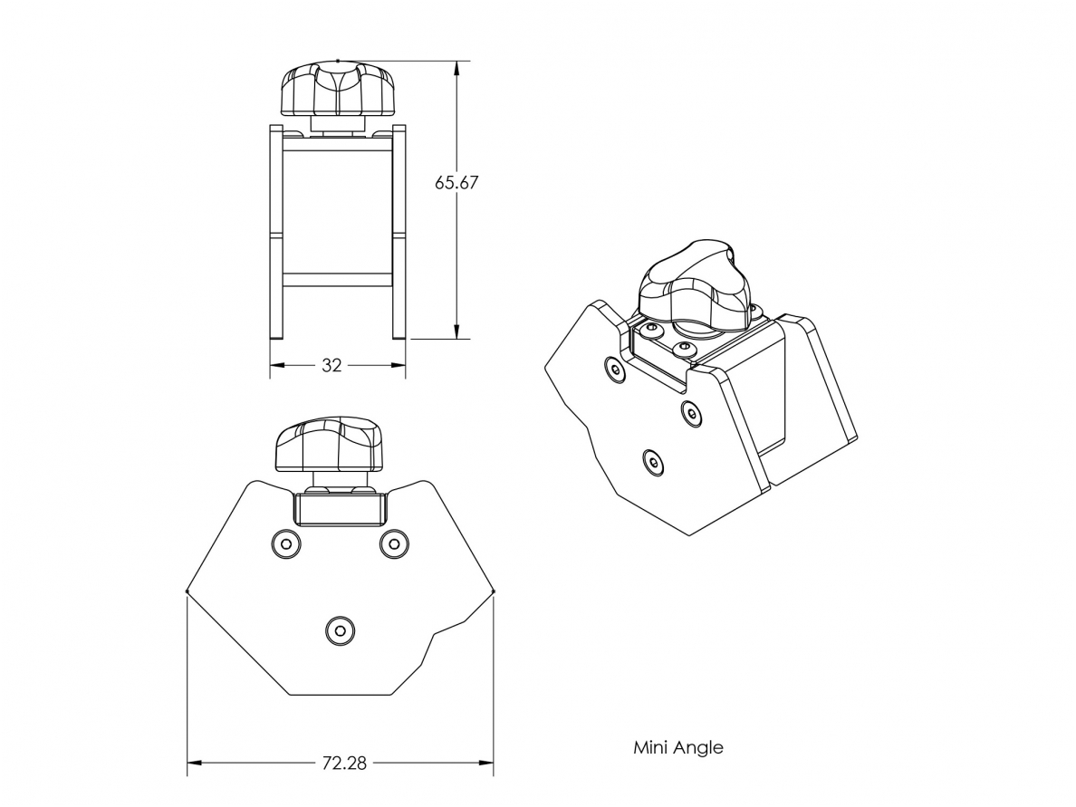 Магнитный угол Mini Angle 4 Магнитный угол Mini Angle 4