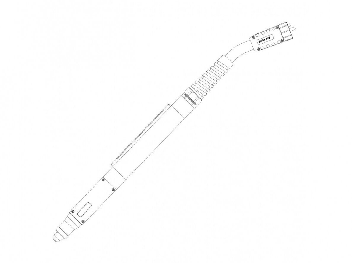 Mašininis degiklio korpusas Spartus PTS-120M (Powermax 1650) EASY FIT Mašininis degiklio korpusas Spartus PTS-120M (Powermax 1650) EASY FIT