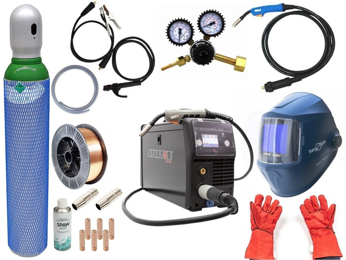 SPARTUS set - MasterMIG 200PFC SYNERGY welding machine, 200A, 230V 9 SPARTUS set - MasterMIG 200PFC SYNERGY welding machine, 200A, 230V 9