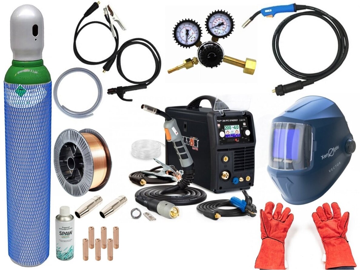 SPARTUS set - MasterMIG 250PFC SYNERGY welding machine, 250A, 230V 8 SPARTUS set - MasterMIG 250PFC SYNERGY welding machine, 250A, 230V 8