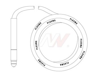 Machine Plasma Torch 6m [D12000], designed for OTC® plasma cutting machines