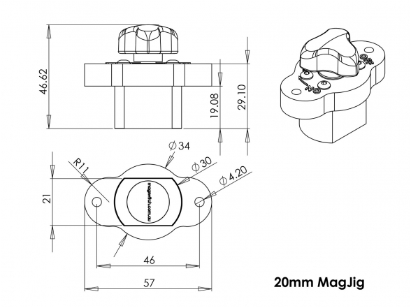 Магнит держатель Magjig 3 Магнит держатель Magjig 3