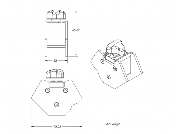 Магнитный угол Mini Angle 4 Магнитный угол Mini Angle 4