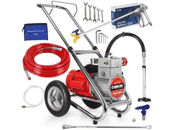 Marpol Airless Paint Sprayer, 4l/min, 225bar Marpol Airless Paint Sprayer, 4l/min, 225bar
