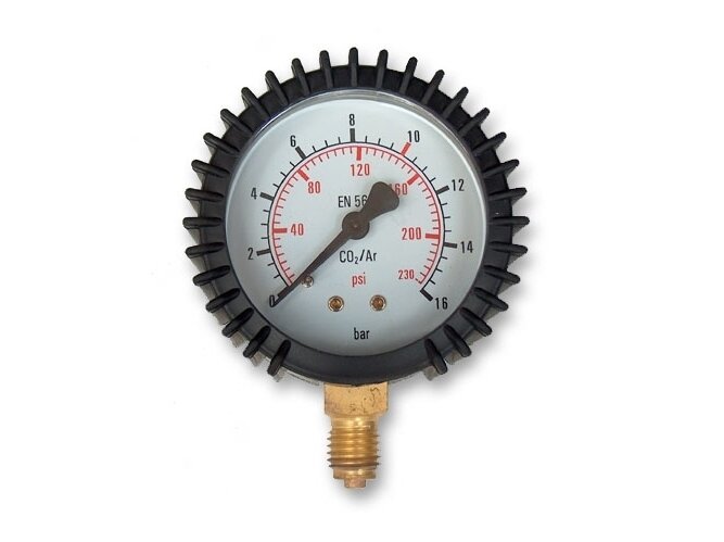 Sherman Manometras, Argon/CO2, 63mm Sherman Manometras, Argon/CO2, 63mm