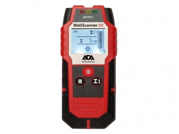 ADA Wall Scanner 80 Metalo, elektros laidų ir medienos detektorius