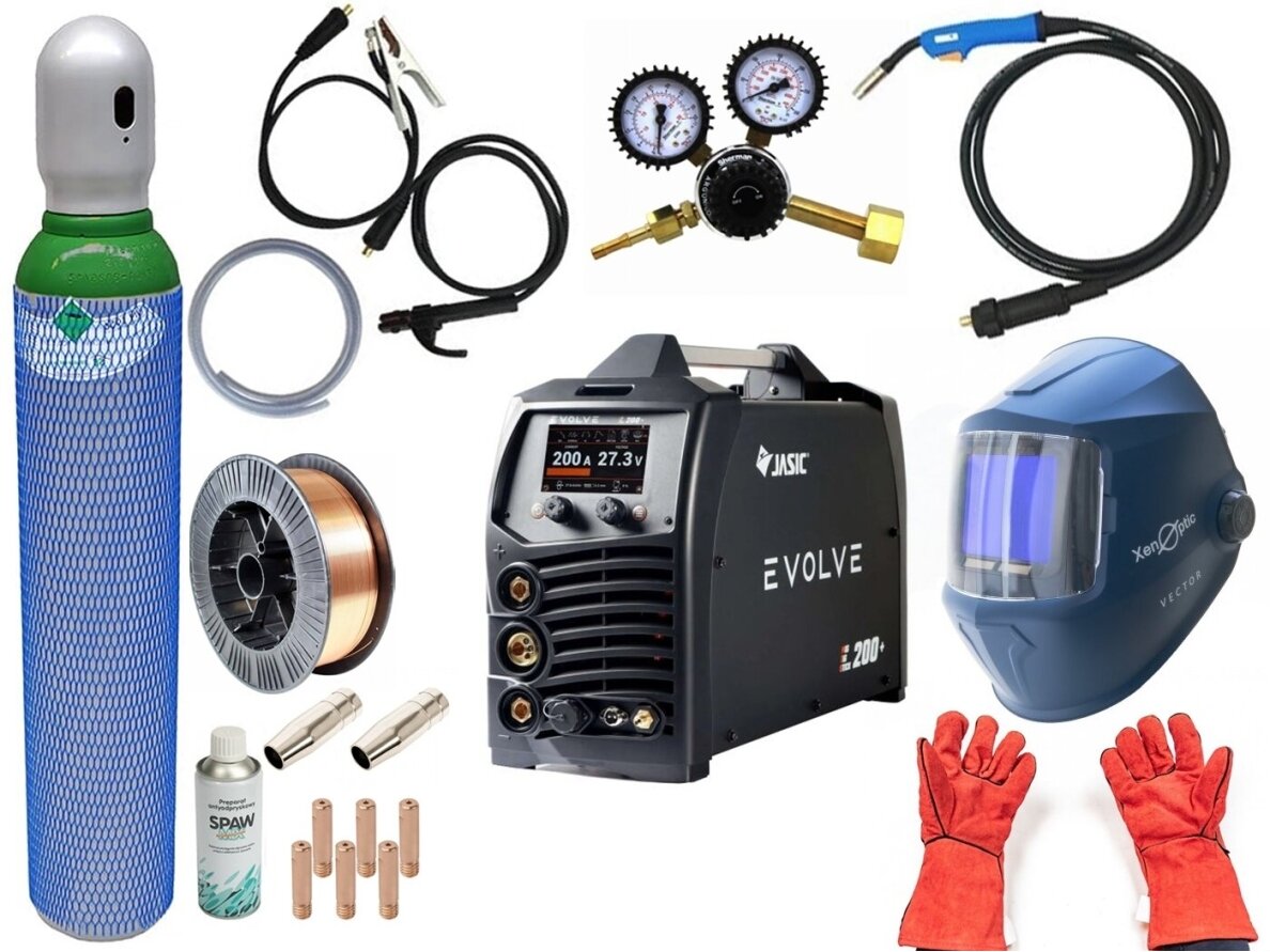 Jasic kit - MIG 200 PLUS EVOLVE N2D2 MIG/MAG welding machine, 200A, 230V 6 Jasic kit - MIG 200 PLUS EVOLVE N2D2 MIG/MAG welding machine, 200A, 230V 6