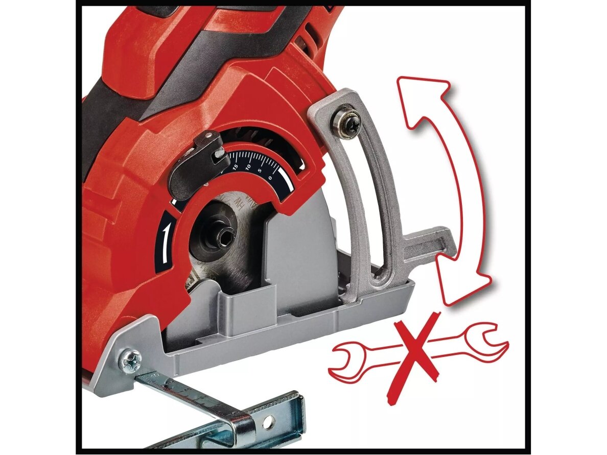 Einhell TC-CS 89 mini diskinis pjūklas, 600W 3 Einhell TC-CS 89 mini diskinis pjūklas, 600W 3