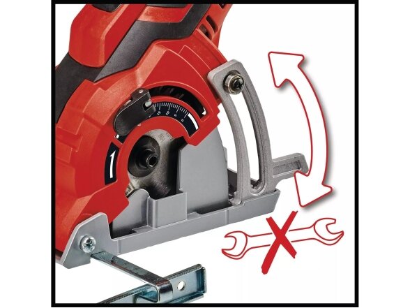 Einhell TC-CS 89 mini diskinis pjūklas, 600W 3 Einhell TC-CS 89 mini diskinis pjūklas, 600W 3