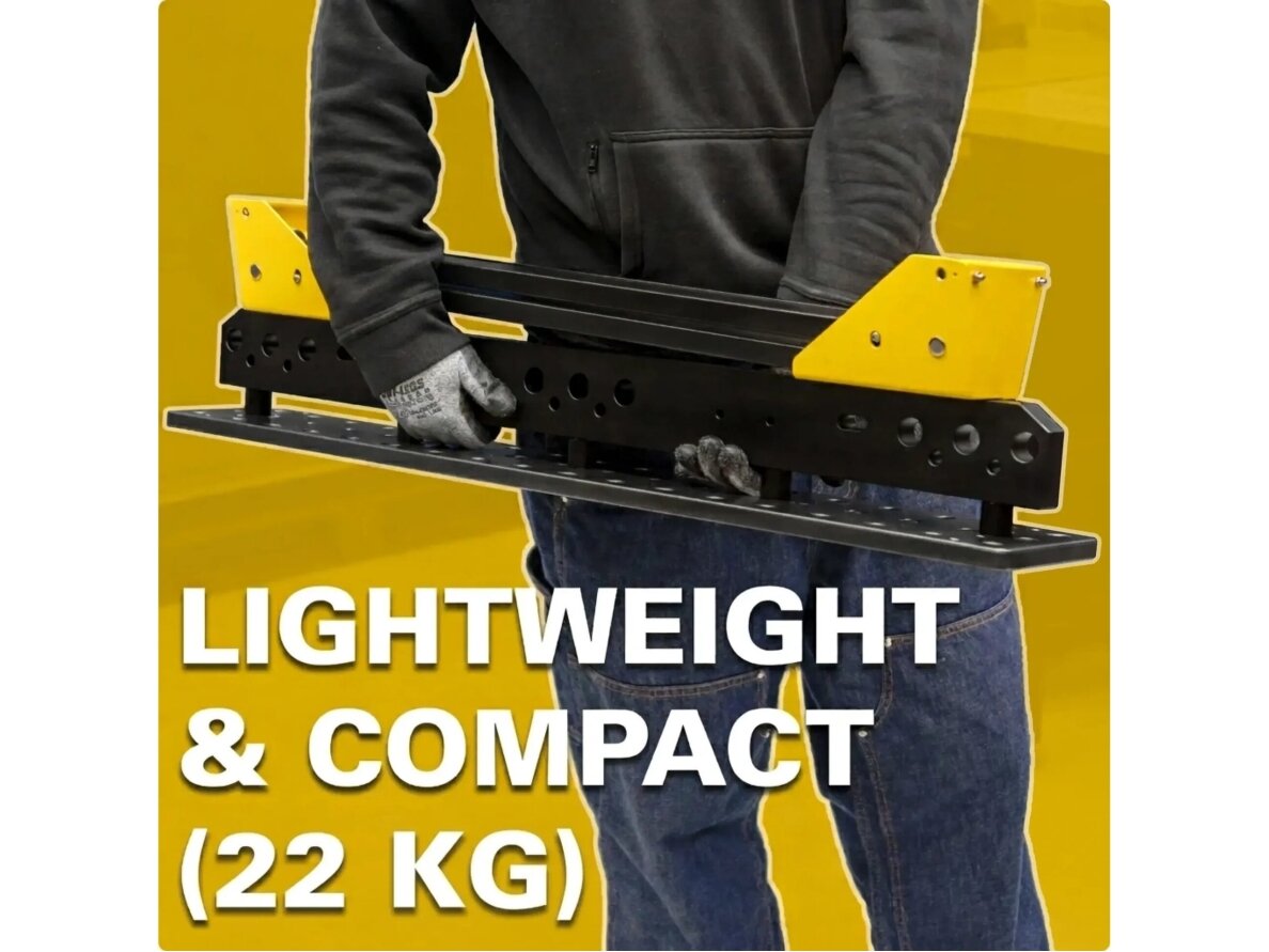 Mobile modular welding / workpiece clamping table Scout 900mm, with lightweight foldable fixed-length legs | 16 mm system 5 Mobile modular welding / workpiece clamping table Scout 900mm, with lightweight foldable fixed-length legs | 16 mm system 5