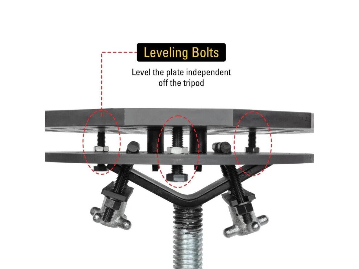 Mobile tripod welding stand Scout 350mm | 16 mm system 8 Mobile tripod welding stand Scout 350mm | 16 mm system 8