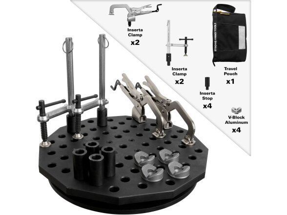 Mobile tripod welding stand Scout 350mm | 16 mm system 1