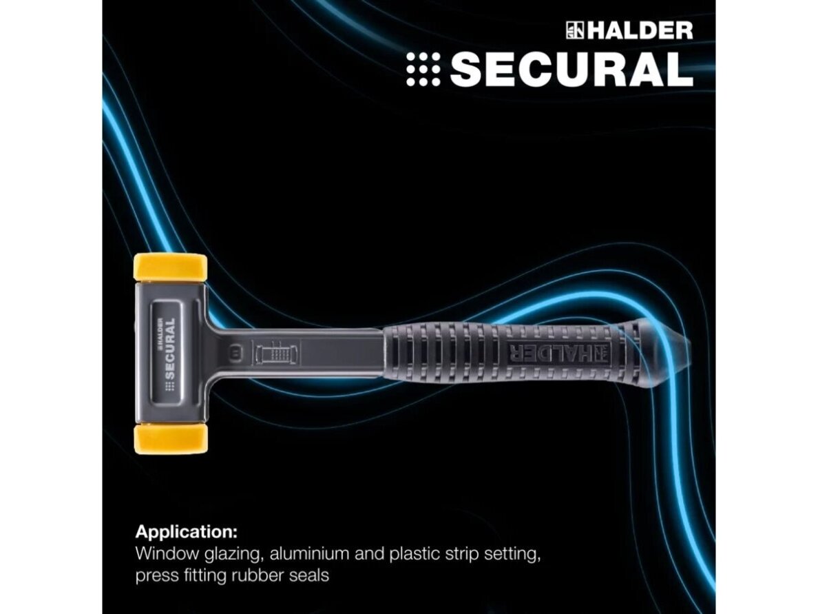 Безотбойный молоток SECURAL, 30x40 мм, со специальной рукояткой, полиуретан 5