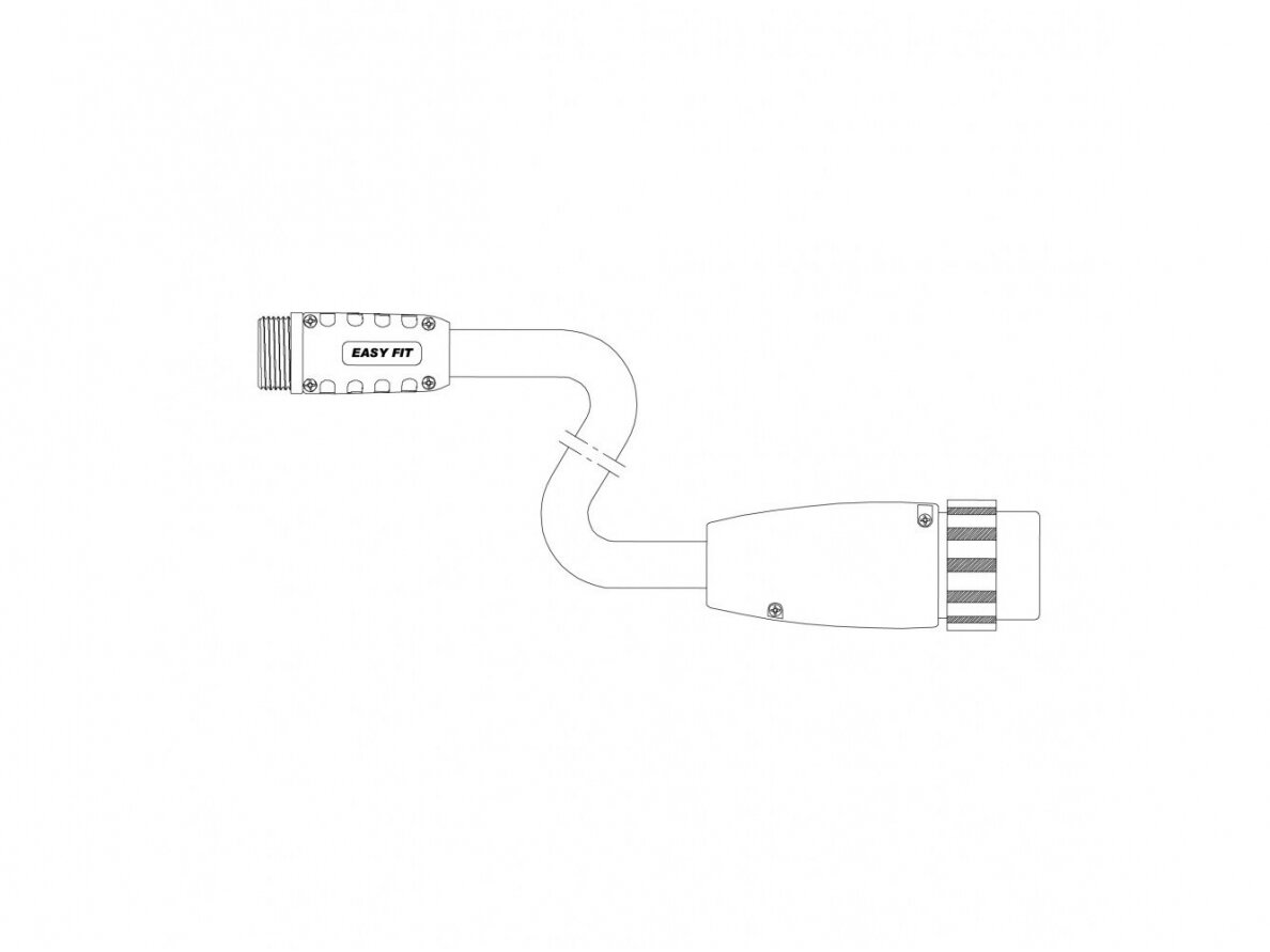 Air-flow cable Spartus 7.5m (set) (connection EASY FIT, MAX40CS®, Powermax 600/800/900®)