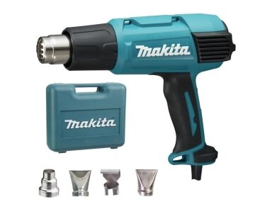 Makita Heat Gun HG6031VK + Nozzles and Case, 1800W, Adjustable Temperature