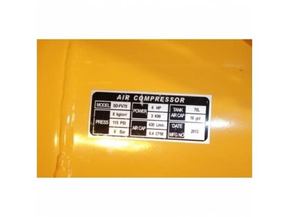 Oro kompresorius 70L, 230V 4 Oro kompresorius 70L, 230V 4
