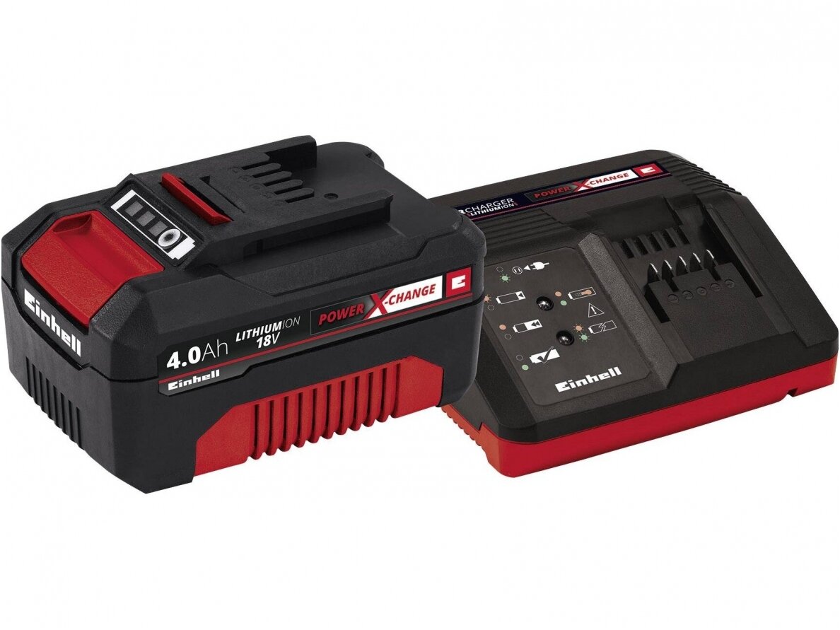 Зарядное устройство с аккумулятором Einhell Power X-Change 18V, 4.0Ah
