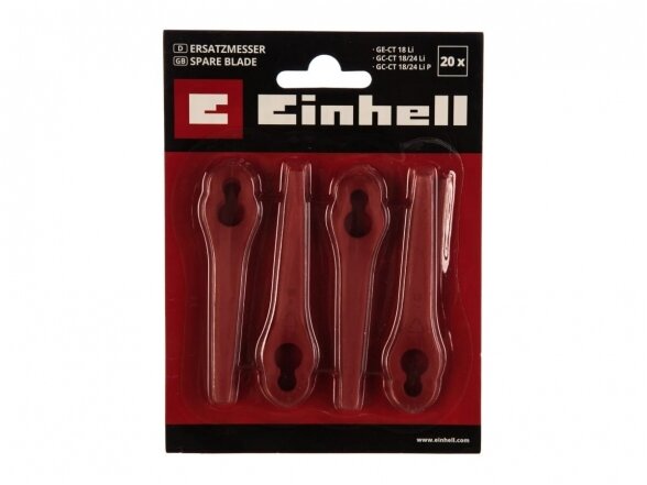 Blade set for Einhell GE-CT 18 Li trimmer, 20 pcs. 1 Blade set for Einhell GE-CT 18 Li trimmer, 20 pcs. 1