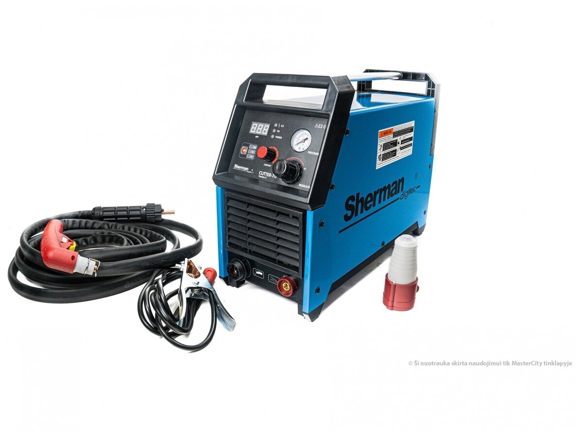 Sherman CUTTER 70 Plasma Cutting Machine, 65A, 400V, 23mm 1 Sherman CUTTER 70 Plasma Cutting Machine, 65A, 400V, 23mm 1