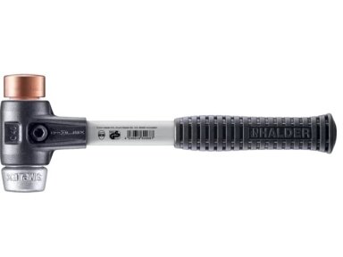 Simplex Hammer with Reinforced Cast Iron Body and Fiberglass Handle, Ø40 mm, Copper / Aluminum Alloy Simplex Hammer with Reinforced Cast Iron Body and Fiberglass Handle, Ø40 mm, Copper / Aluminum Alloy