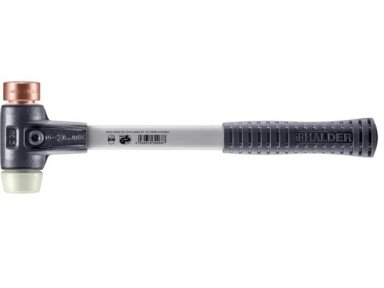 Simplex hammer with reinforced body and fiberglass handle, Ø30 mm, copper/nylon Simplex hammer with reinforced body and fiberglass handle, Ø30 mm, copper/nylon