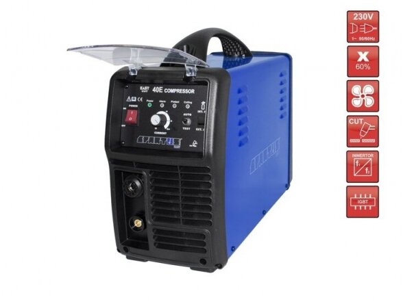 SPARTUS® EasyCUT 40E Compressor Plazminio pjovimo aparatas, 40A, 230V