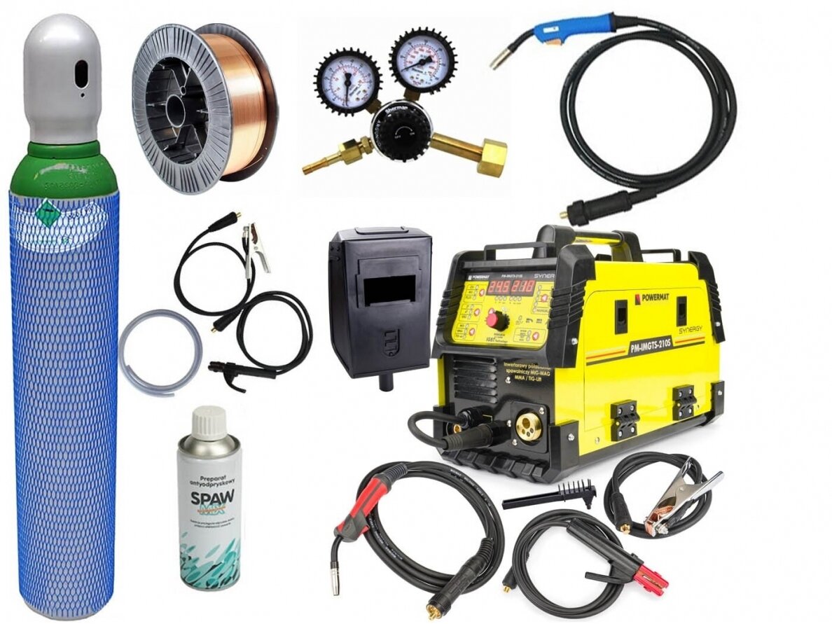 Powermat PM-IMGTS-210S SYNERGY sinerginis suvirinimo pusautomatis, 210A, 230V 9 Powermat PM-IMGTS-210S SYNERGY sinerginis suvirinimo pusautomatis, 210A, 230V 9