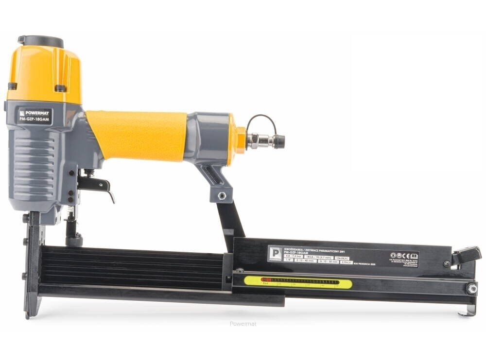 Powermat 2in1 pneumatic nailer/stapler PM-GZP-18GAM 8 Powermat 2in1 pneumatic nailer/stapler PM-GZP-18GAM 8