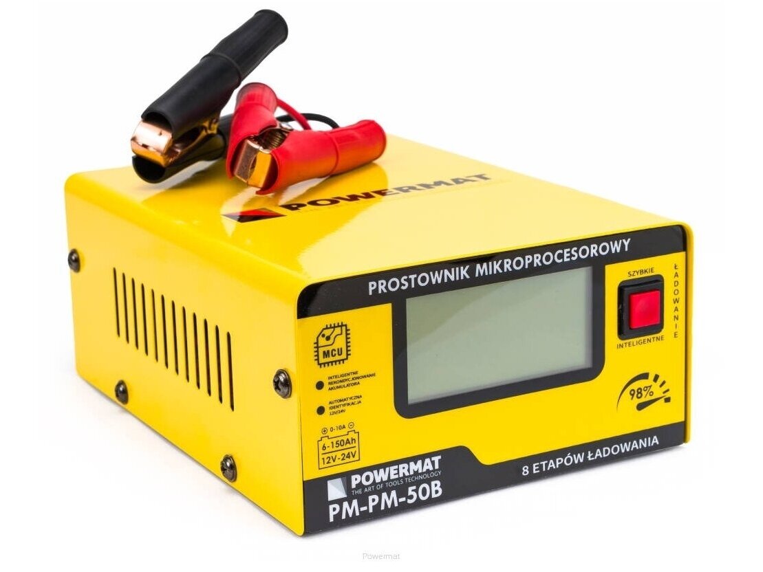 Powermat akumuliatorių įkroviklis 12/24V PM-PM-50B 3 Powermat akumuliatorių įkroviklis 12/24V PM-PM-50B 3