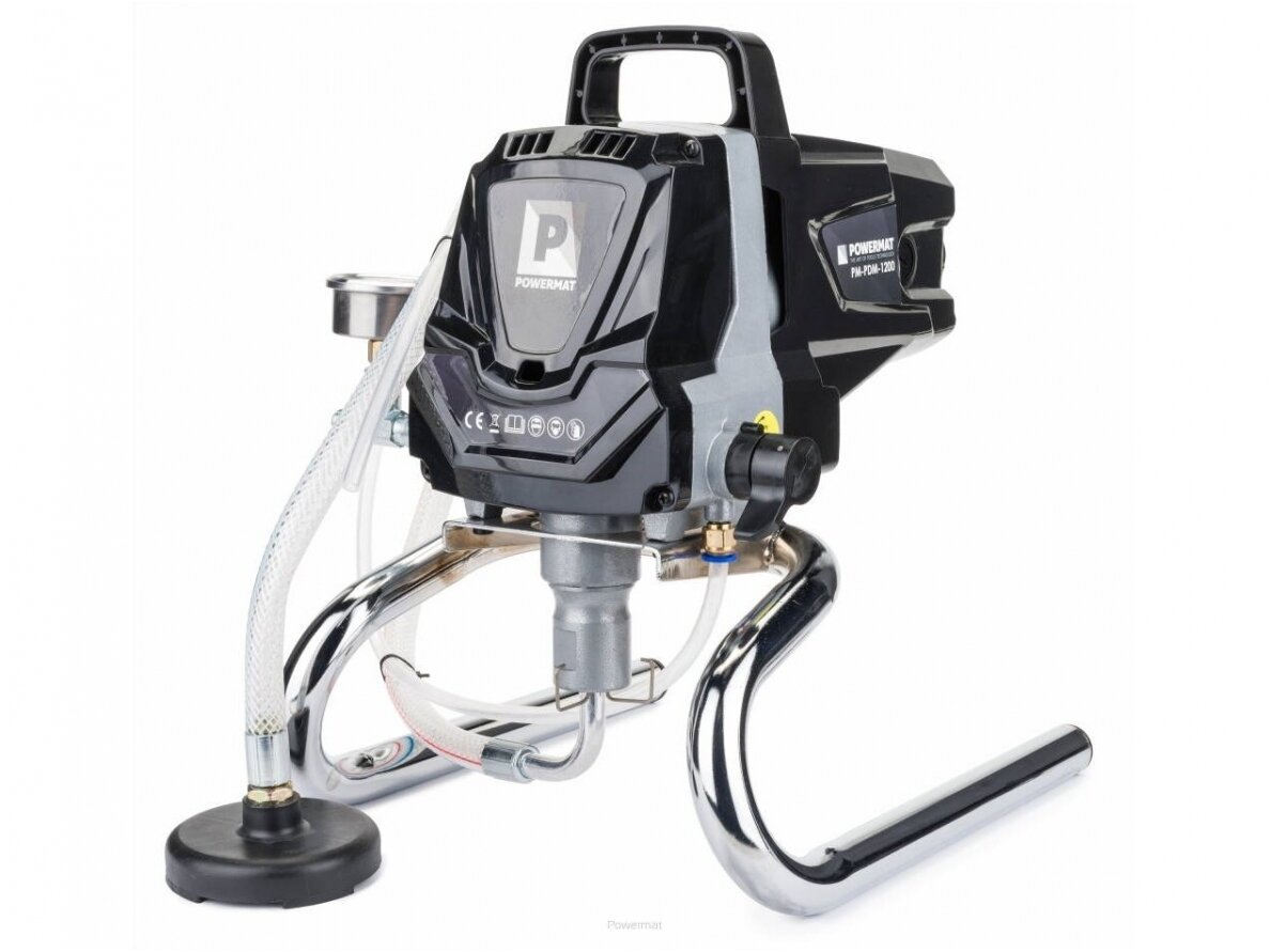 Powermat beoris dažymo aparatas PM-PDM-1200, 1200W, 1.5 l/min 1 Powermat beoris dažymo aparatas PM-PDM-1200, 1200W, 1.5 l/min 1