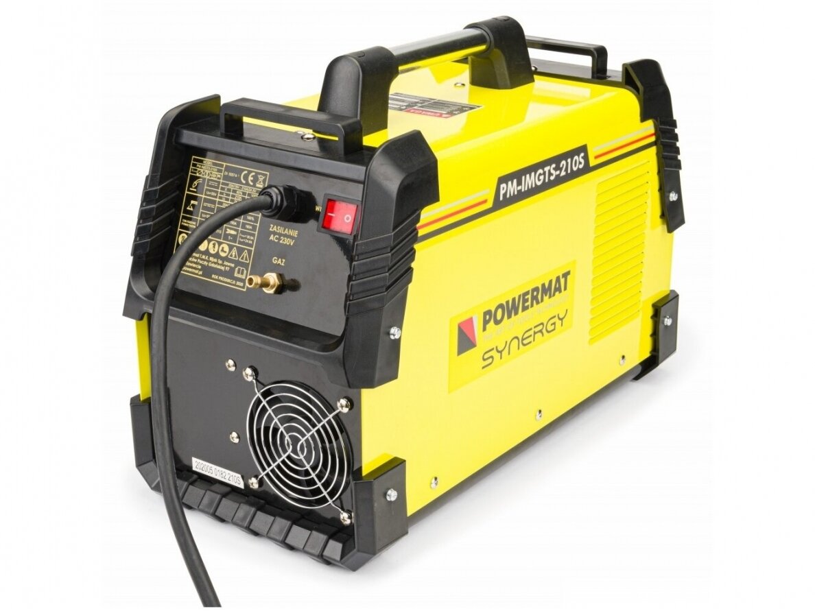 Powermat PM-IMGTS-210S SYNERGY sinerginis suvirinimo pusautomatis, 210A, 230V 6 Powermat PM-IMGTS-210S SYNERGY sinerginis suvirinimo pusautomatis, 210A, 230V 6