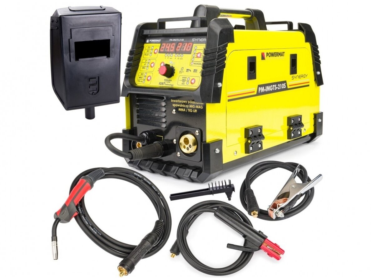 Powermat PM-IMGTS-210S SYNERGY sinerginis suvirinimo pusautomatis, 210A, 230V 1 Powermat PM-IMGTS-210S SYNERGY sinerginis suvirinimo pusautomatis, 210A, 230V 1