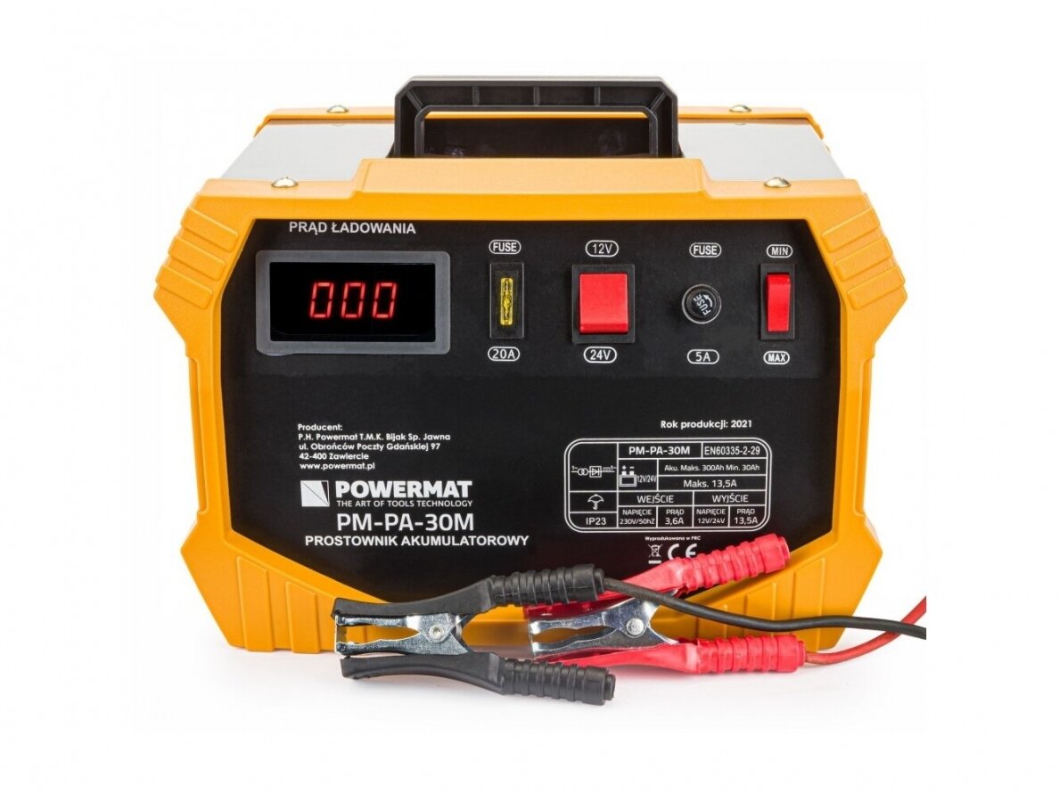 Зарядное устройство Powermat PM-PA-30M, 30A, 12V/24V Зарядное устройство Powermat PM-PA-30M, 30A, 12V/24V