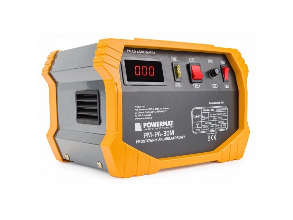 Зарядное устройство Powermat PM-PA-30M, 30A, 12V/24V 1 Зарядное устройство Powermat PM-PA-30M, 30A, 12V/24V 1