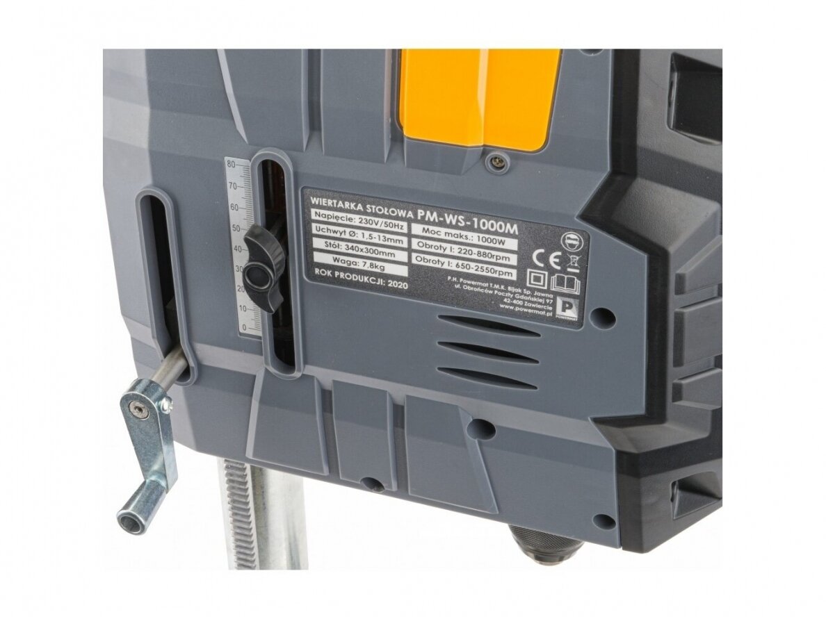 Powermat PM-WS-1000M сверлильный станок 1000W 7
