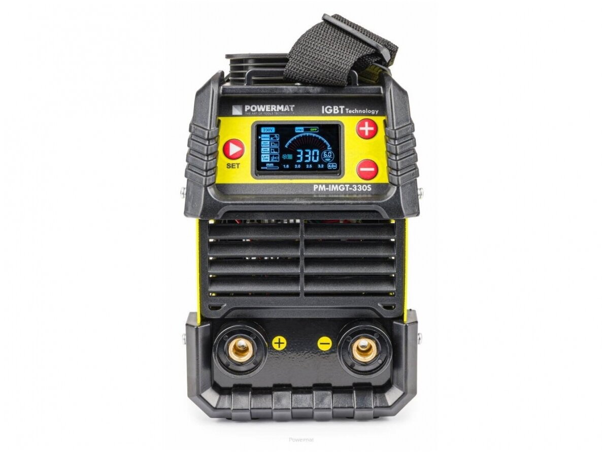 Powermat suvirinimo aparatas MMA PM-IMGT-330S LCD, 330A, 230V 1 Powermat suvirinimo aparatas MMA PM-IMGT-330S LCD, 330A, 230V 1