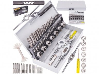 Powermat PM-ZNG-32SU tap and die set M3-M12, 32 pcs. Powermat PM-ZNG-32SU tap and die set M3-M12, 32 pcs.
