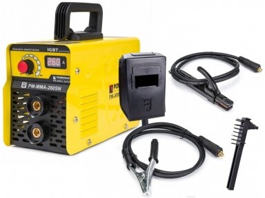 Powermat MMA Welding Machine PM-MMA-260SN, 260A, 230V Powermat MMA Welding Machine PM-MMA-260SN, 260A, 230V