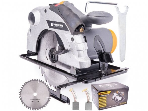Powermat дисковая пила PM-RPT-2250M, 185mm, 2250W