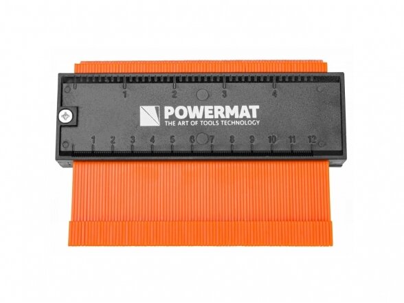 Powermat PM-GSK-5T kontūrų matuoklis/šablonas/trafaretas 129mm 1