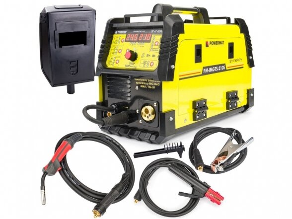 Powermat PM-IMGTS-210S SYNERGY sinerginis suvirinimo pusautomatis, 210A, 230V 1 Powermat PM-IMGTS-210S SYNERGY sinerginis suvirinimo pusautomatis, 210A, 230V 1
