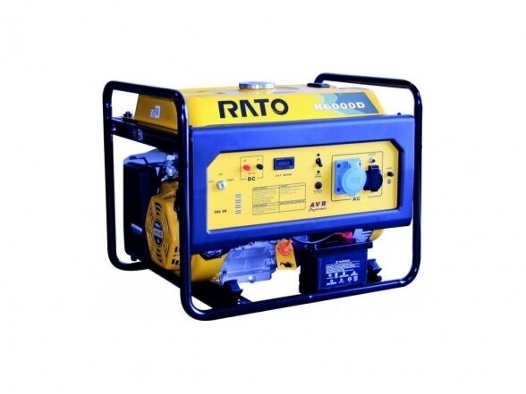 RATO R6000D vienfazis generatorius, 6 kW