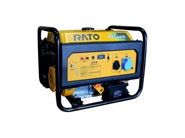 RATO R8500D vienfazis generatorius, 8.3 kW